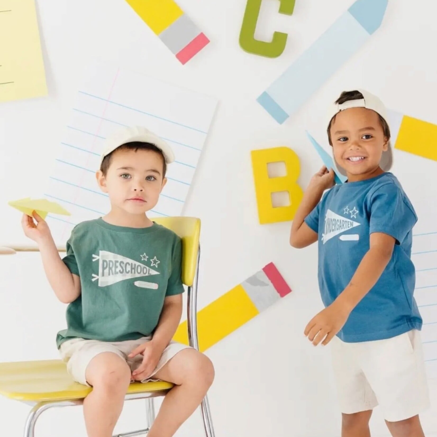 Sweet Wink Kindergarten Pennant Shirt