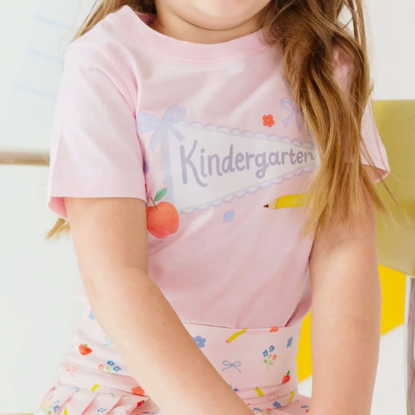 Sweet Wink Kindergarten Pennant Girls Shirt