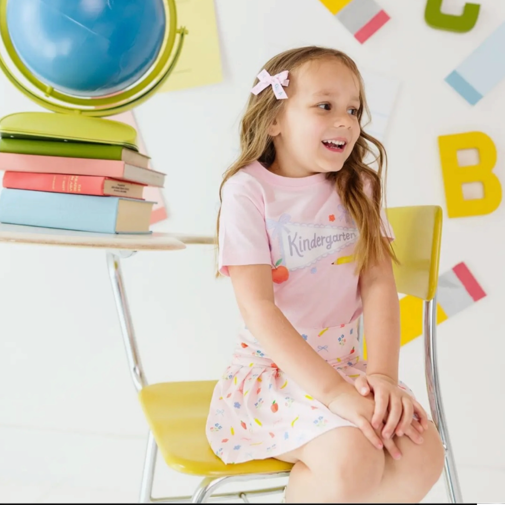 Sweet Wink Kindergarten Pennant Girls Shirt