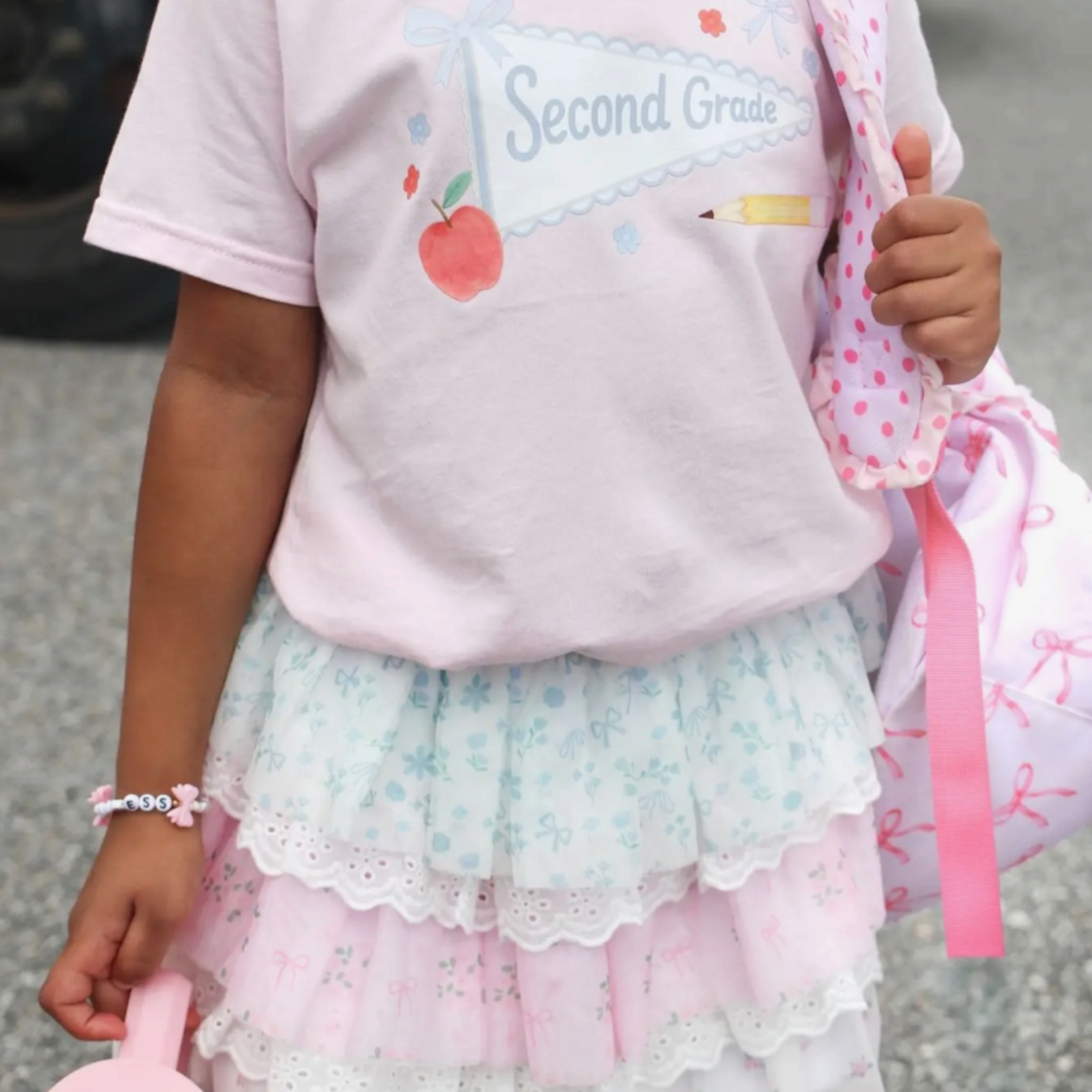 Sweet Wink Second Grade Pennant Girls Shirt