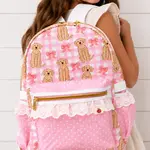 Cheeky Plum Bow Tied Bestie Backpack
