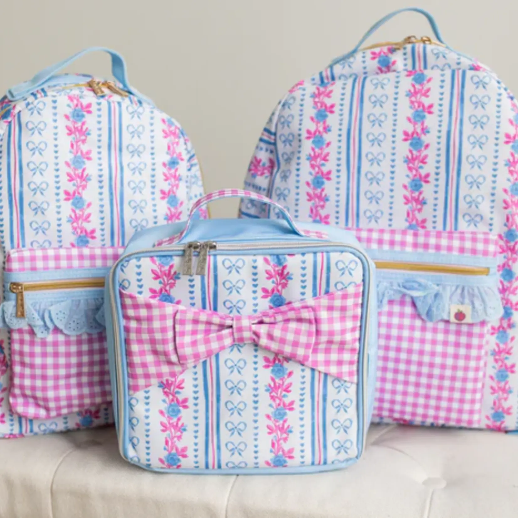 Cheeky Plum Rose Ribbon Lunch Box