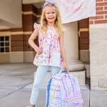 Cheeky Plum Rose Ribbon Backpack (Toddler)