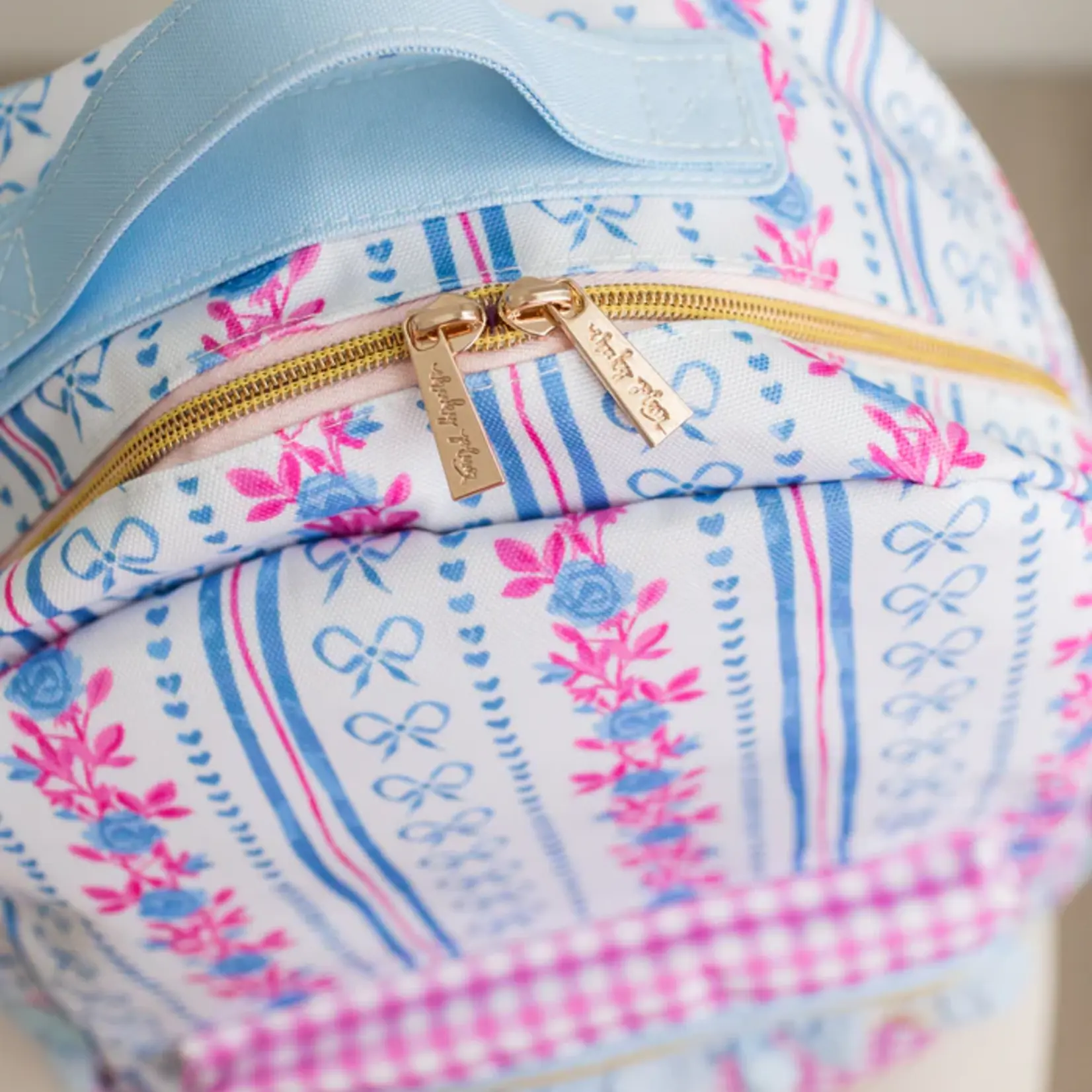 Cheeky Plum Rose Ribbon Backpack (Toddler)