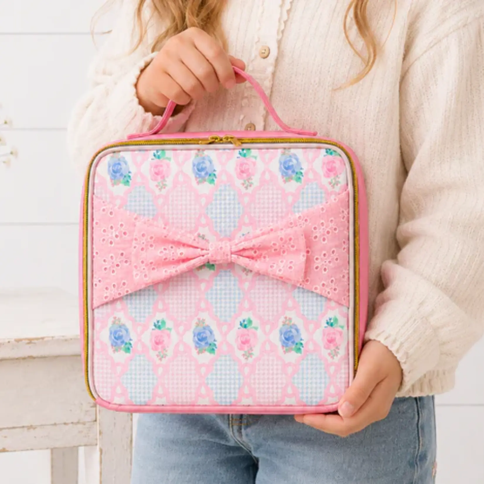 Cheeky Plum Cottage Rose Lunch Box