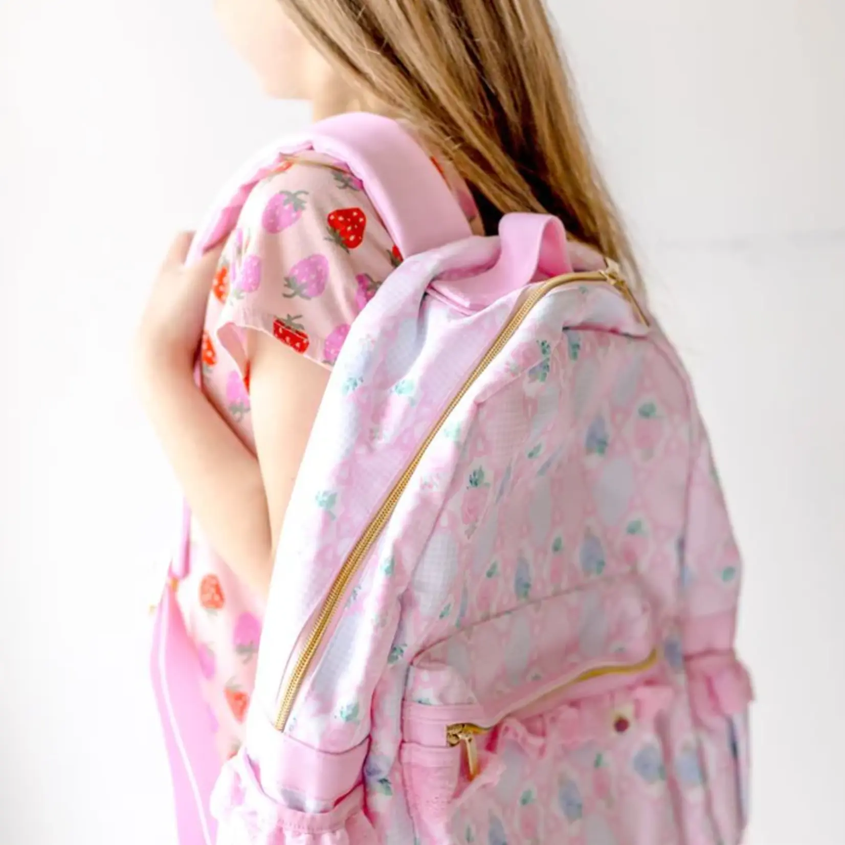 Cheeky Plum Cottage Rose Backpack