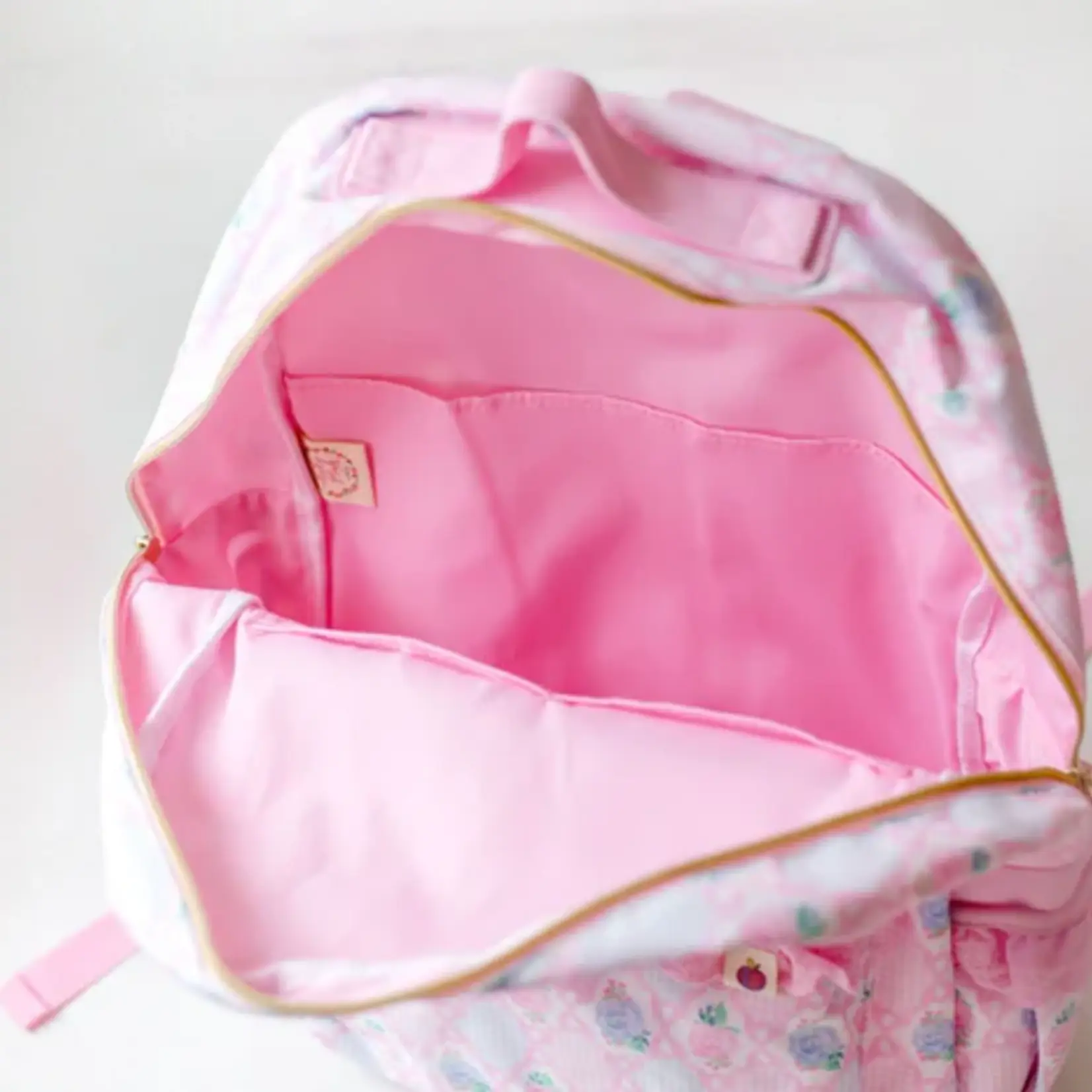 Cheeky Plum Cottage Rose Backpack