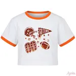 Azarhia Sequin TN Football Elements Boxy Shirt