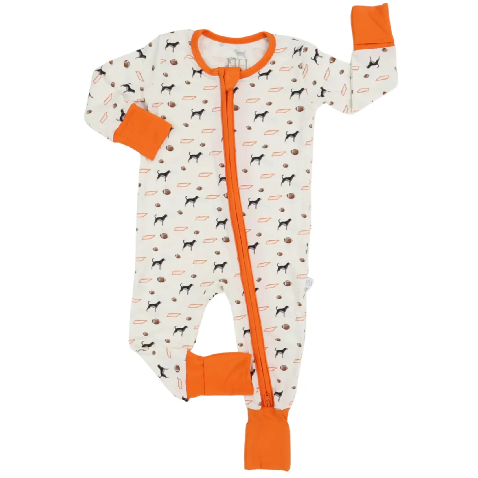 Hamner Hill Boys TN Coonhound Zipper Romper