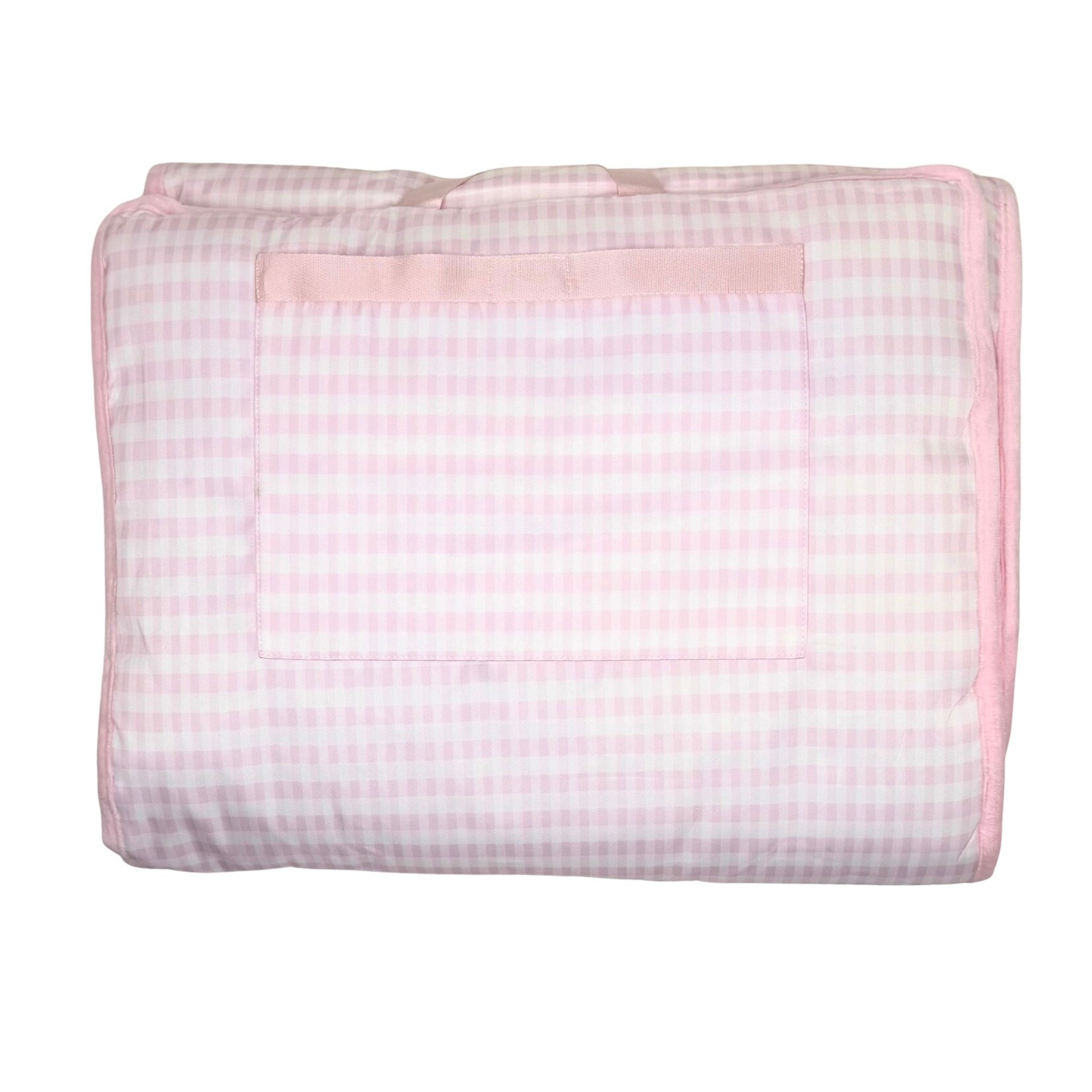 Love That Cotton Light Pink Gingham Nap Mat