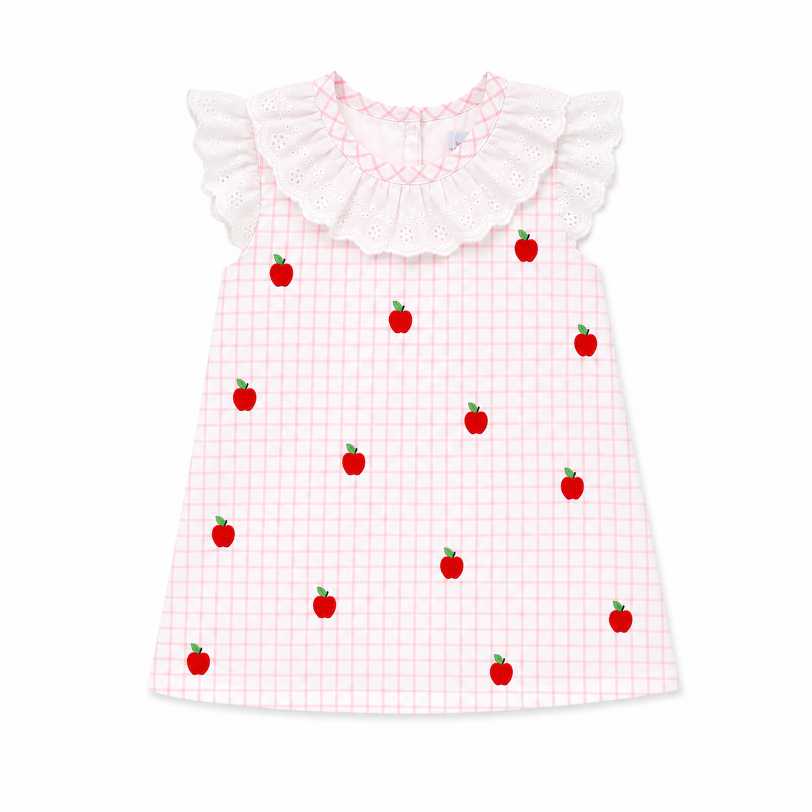 City Beautiful Embroidered Apple Pink Dress