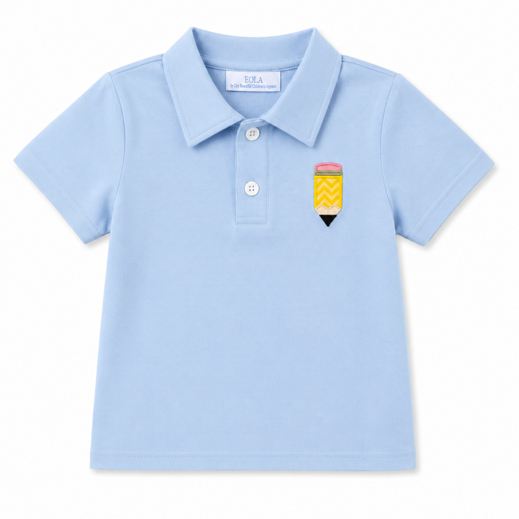City Beautiful Embroidered Pencil Polo