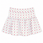 Azarhia Apples & Pencils Athletic Skort