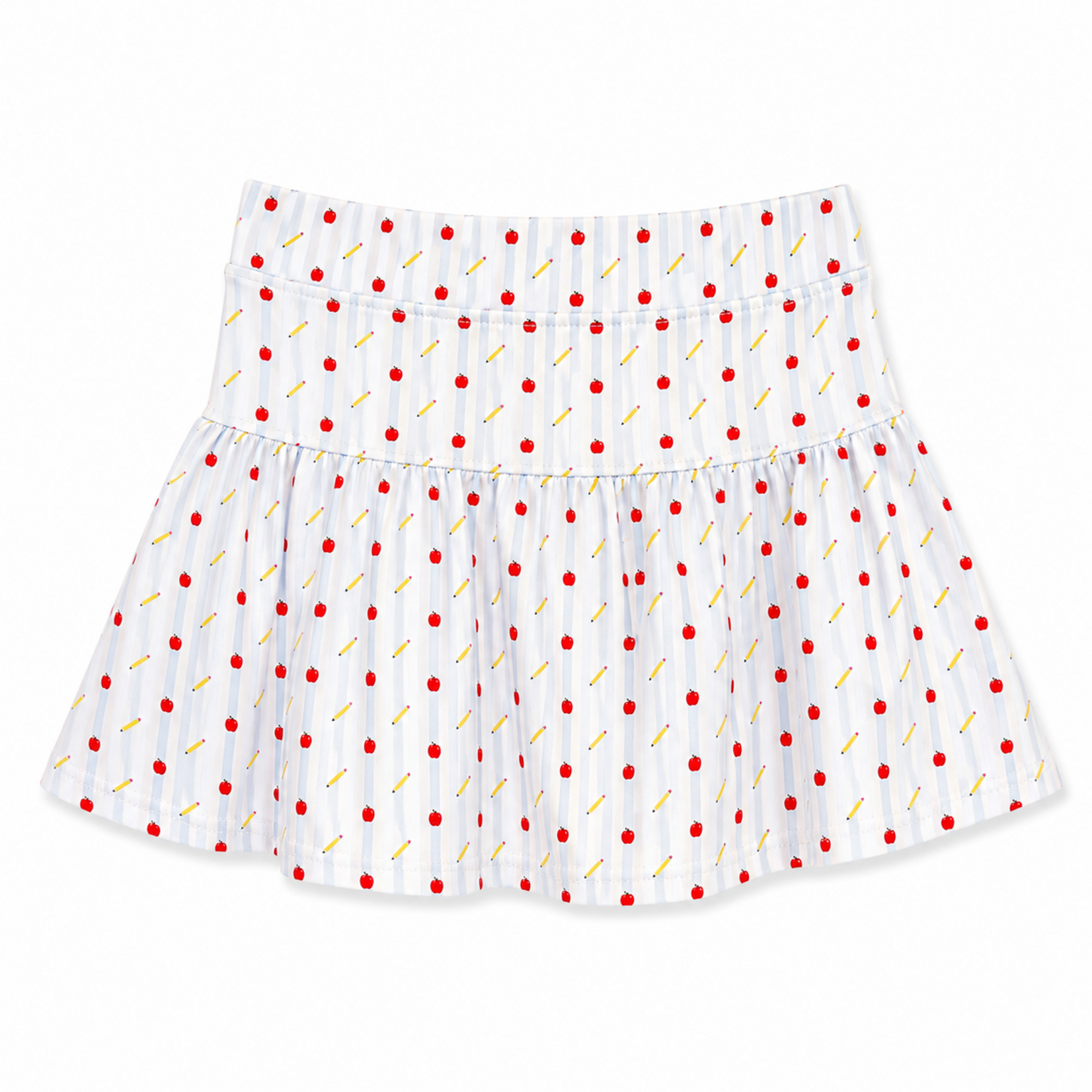 Azarhia Apples & Pencils Athletic Skort