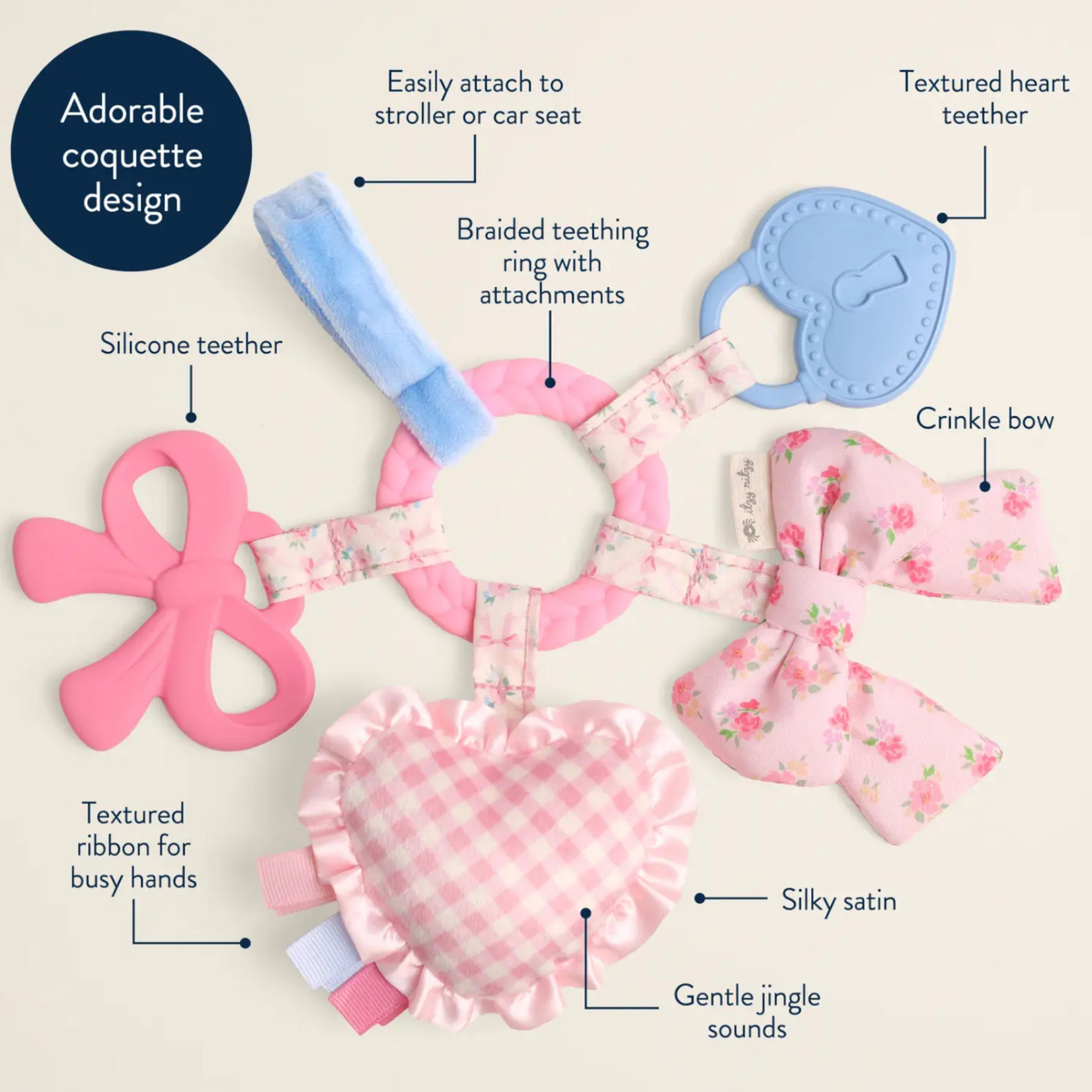 Itzy Ritzy Bow Bitzy Busy Ring