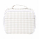 Love That Cotton Khaki Gingham Nylon Lunchbag