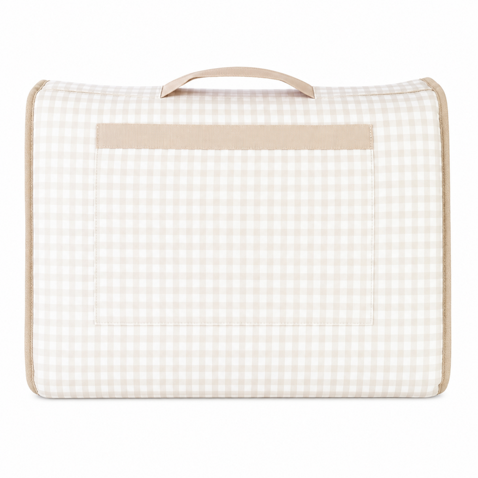 Love That Cotton Khaki Gingham Nap Mat