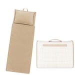 Love That Cotton Khaki Gingham Nap Mat