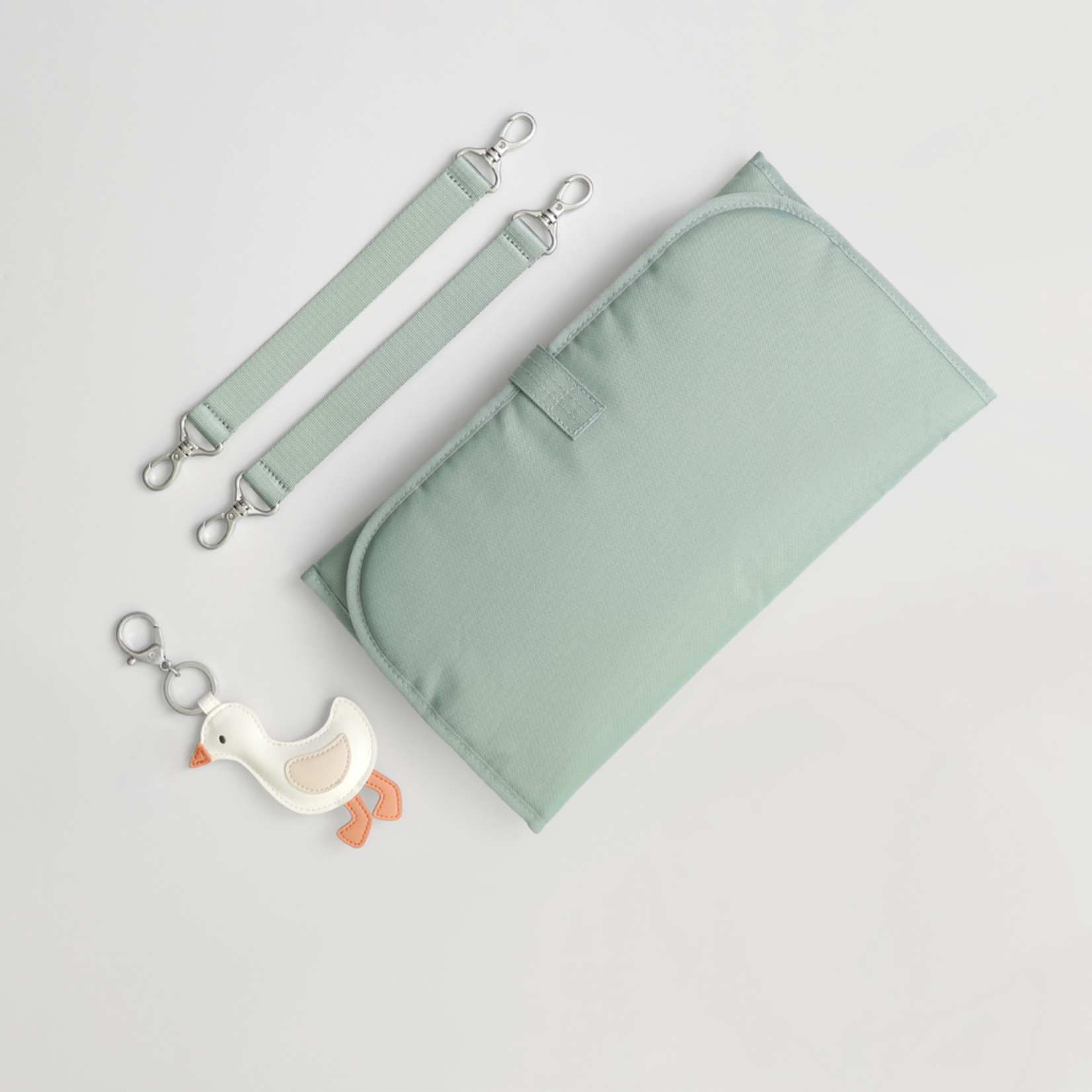 Itzy Ritzy Sage Silly Goose Boss Plus Diaper Bag Backpack