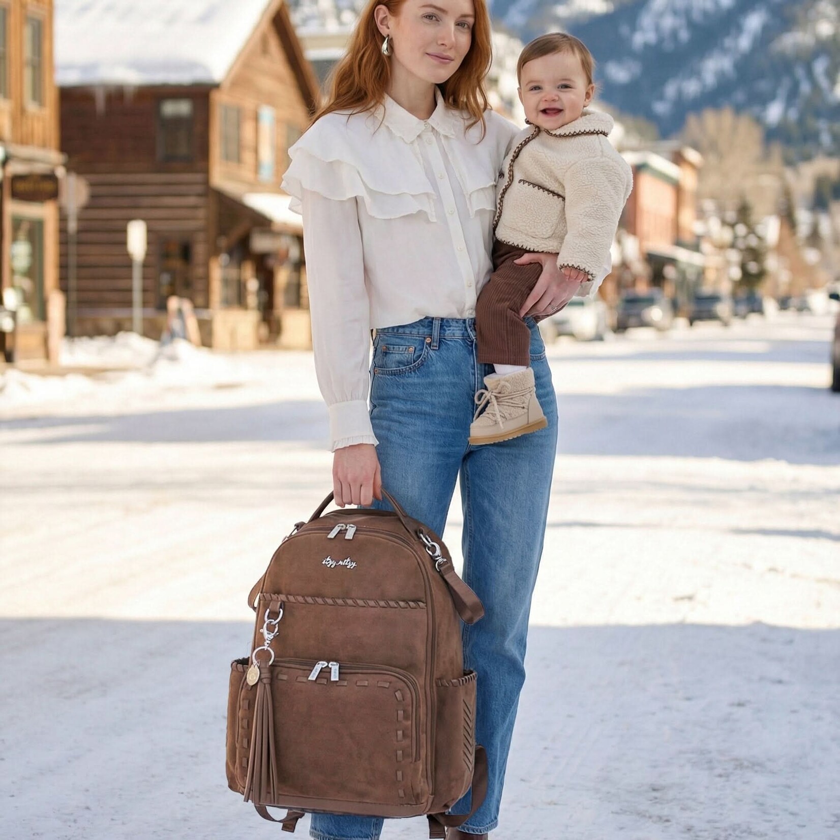Itzy Ritzy Aspen Boss Plus Backpack Diaper Bag Backpack