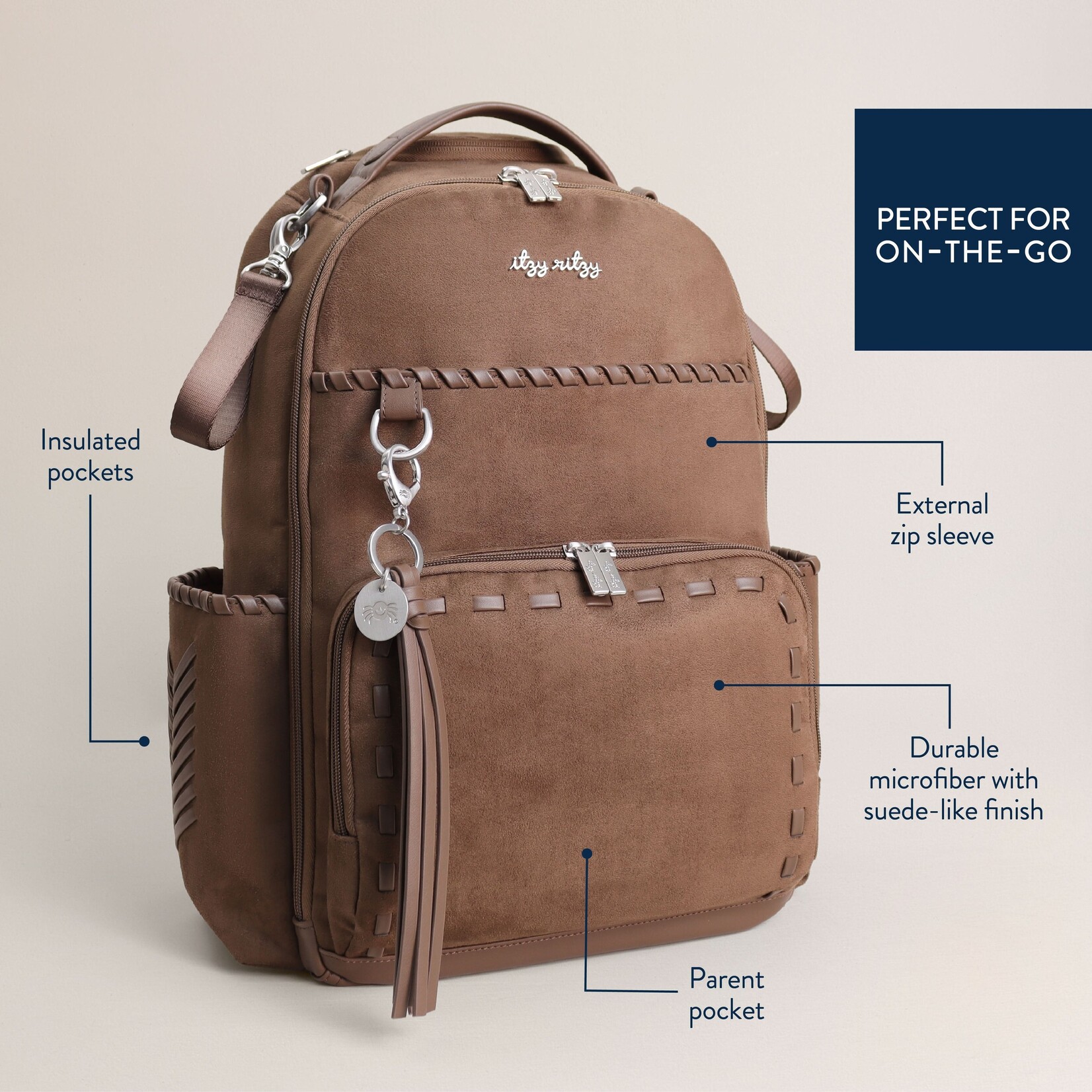 Itzy Ritzy Aspen Boss Plus Backpack Diaper Bag Backpack