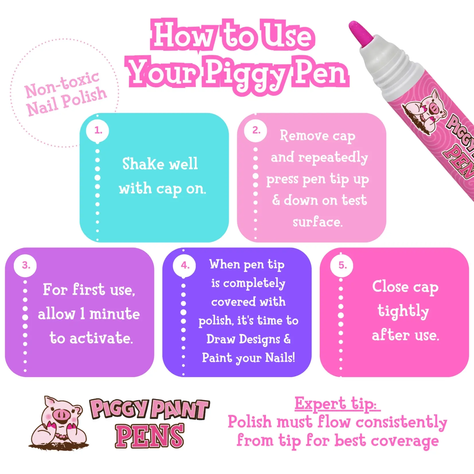 Piggy Paint Piggy Paint Pen