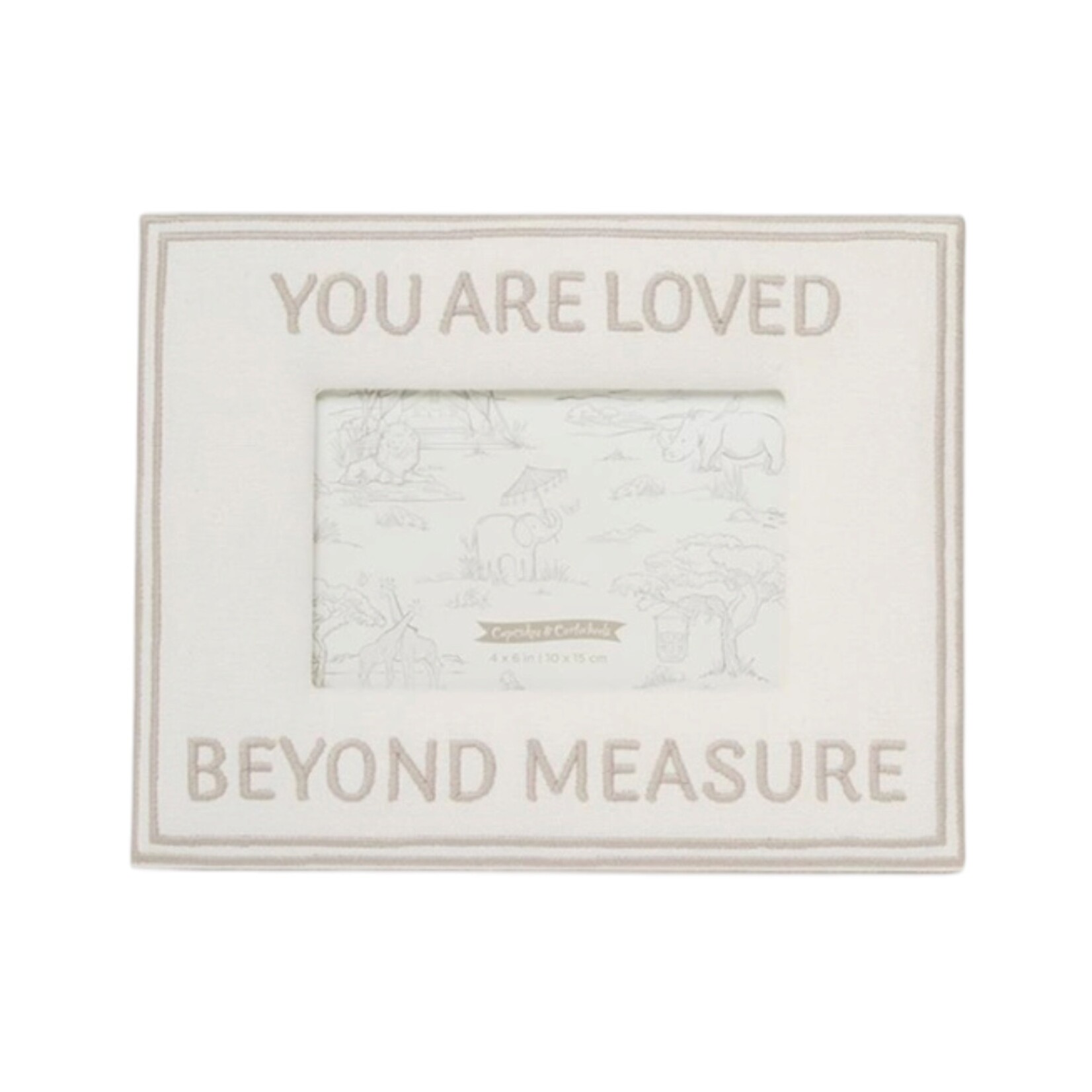 Cupcakes & Cartwheels You Are Loved Silver Grey Picture Frame