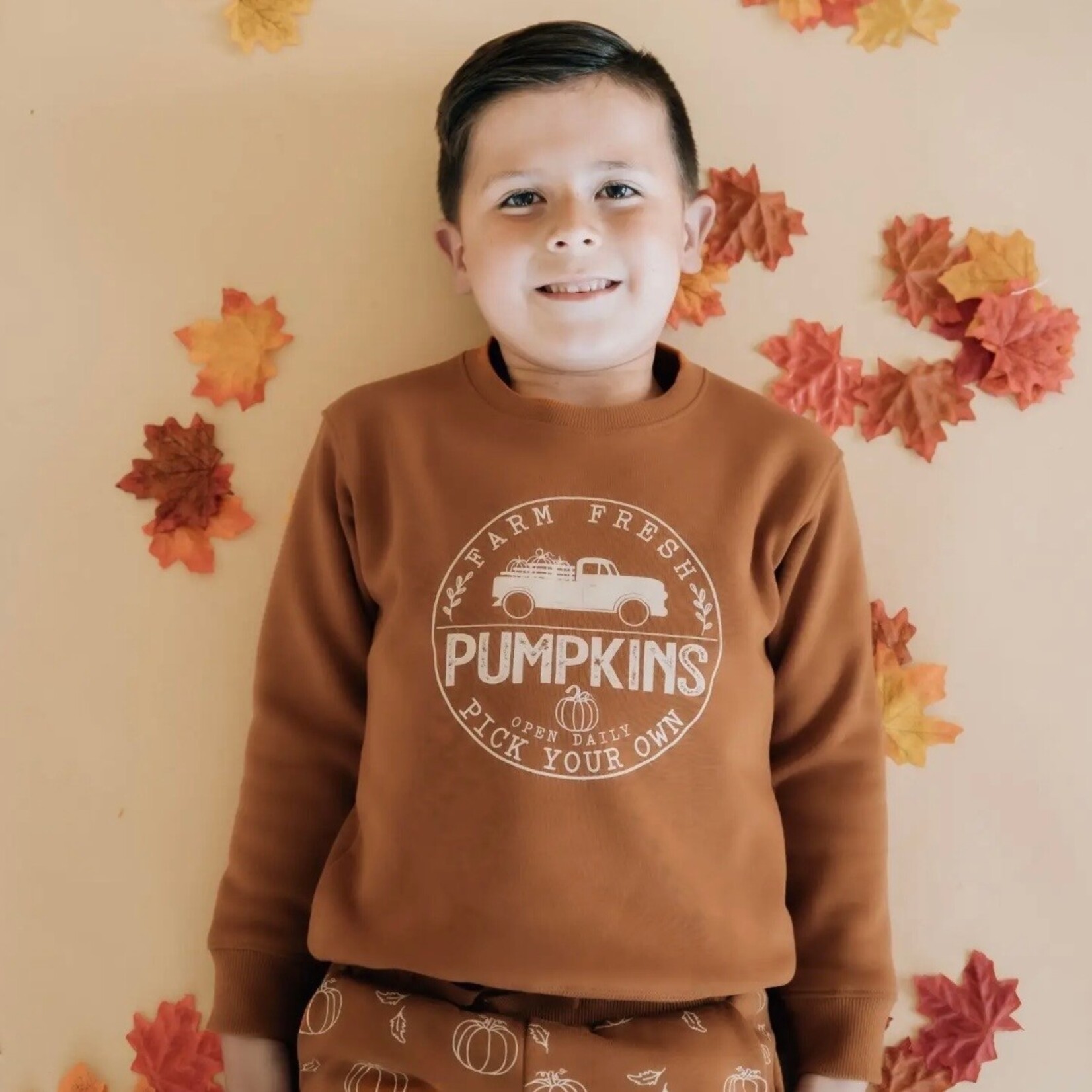 Sweet Wink Farm Fresh Pumpkins Sweatshirt