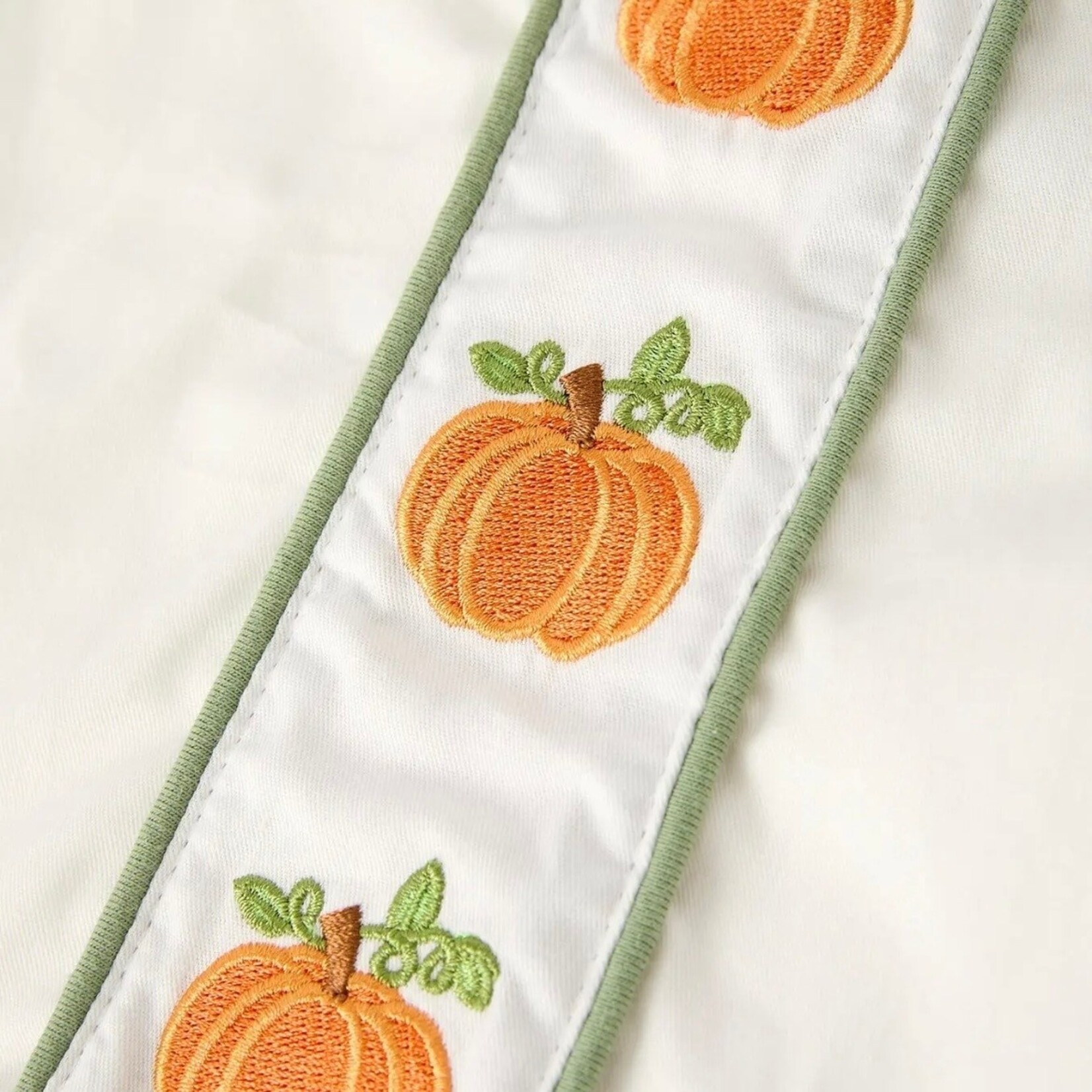 Rylee Faith Designs Sage Pumpkin Boys Bloomer Set