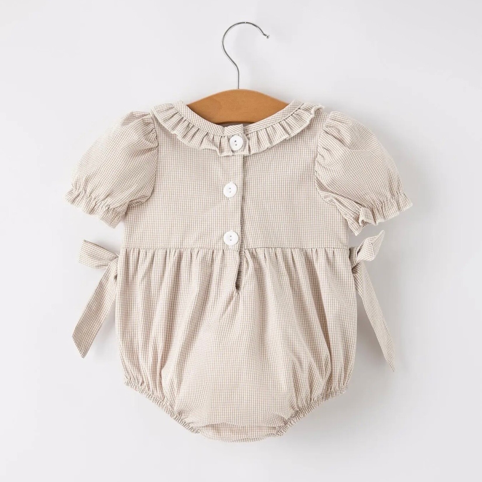 Rylee Faith Designs Brown Plaid Pumpkin Bubble