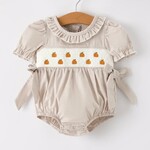 Rylee Faith Designs Brown Plaid Pumpkin Bubble