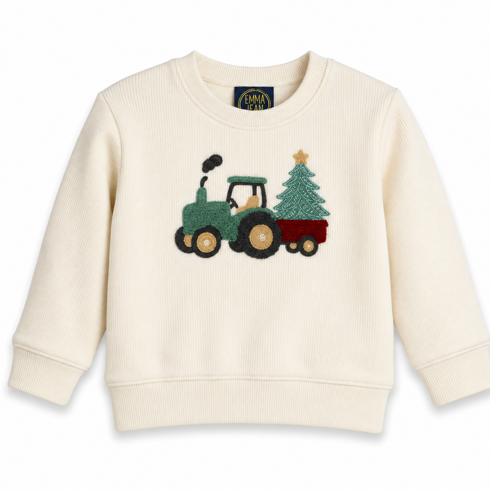 Emma Jean Christmas Tractor Sweater