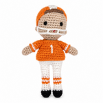 Zubels 5" Knit Football Player Rattle