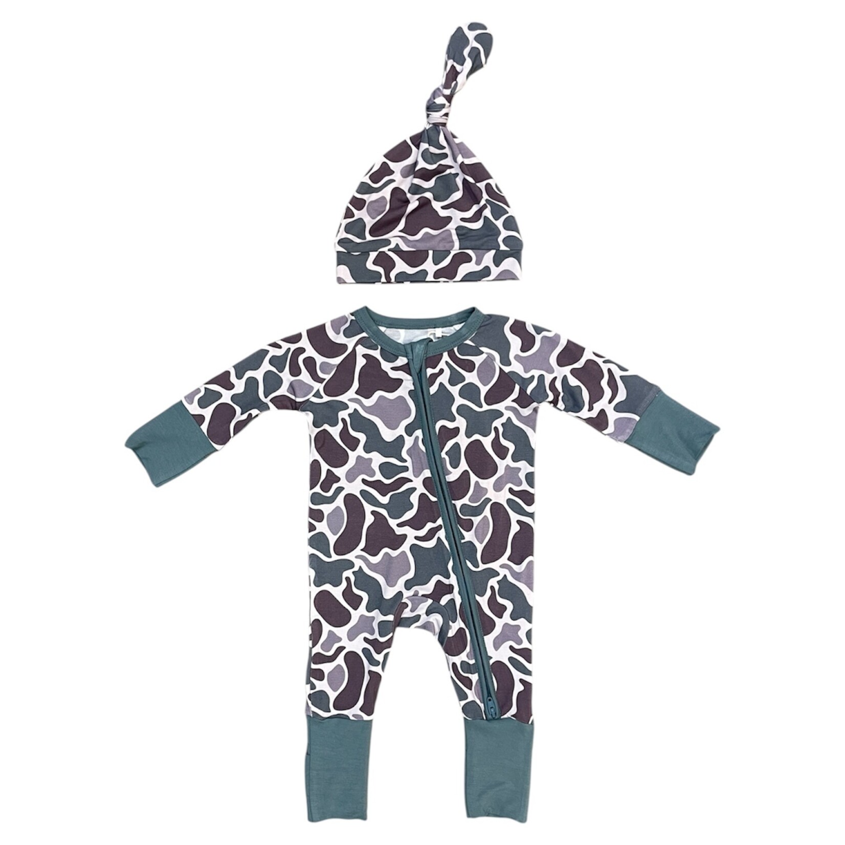 Twinkling Star Hideaway Camo NB Zippy Set
