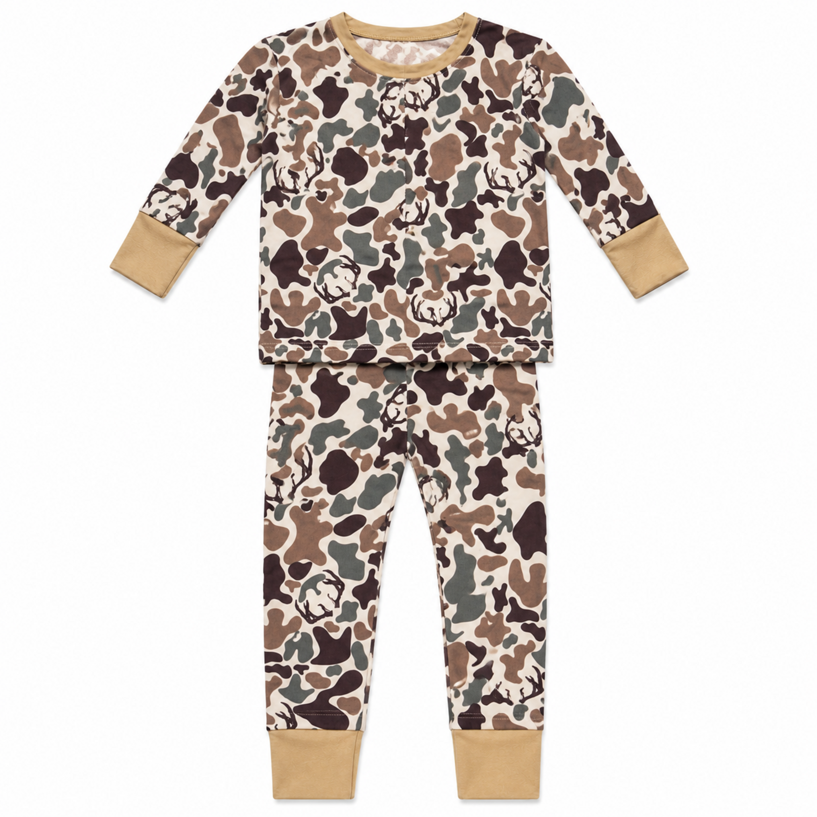 Twinkling Star Woodland Camo PJ Set