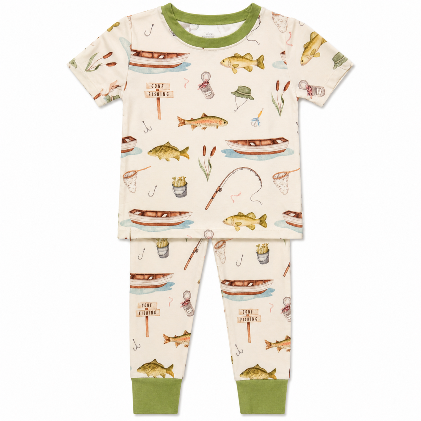 Twinkling Star Gone Fishing PJ Set
