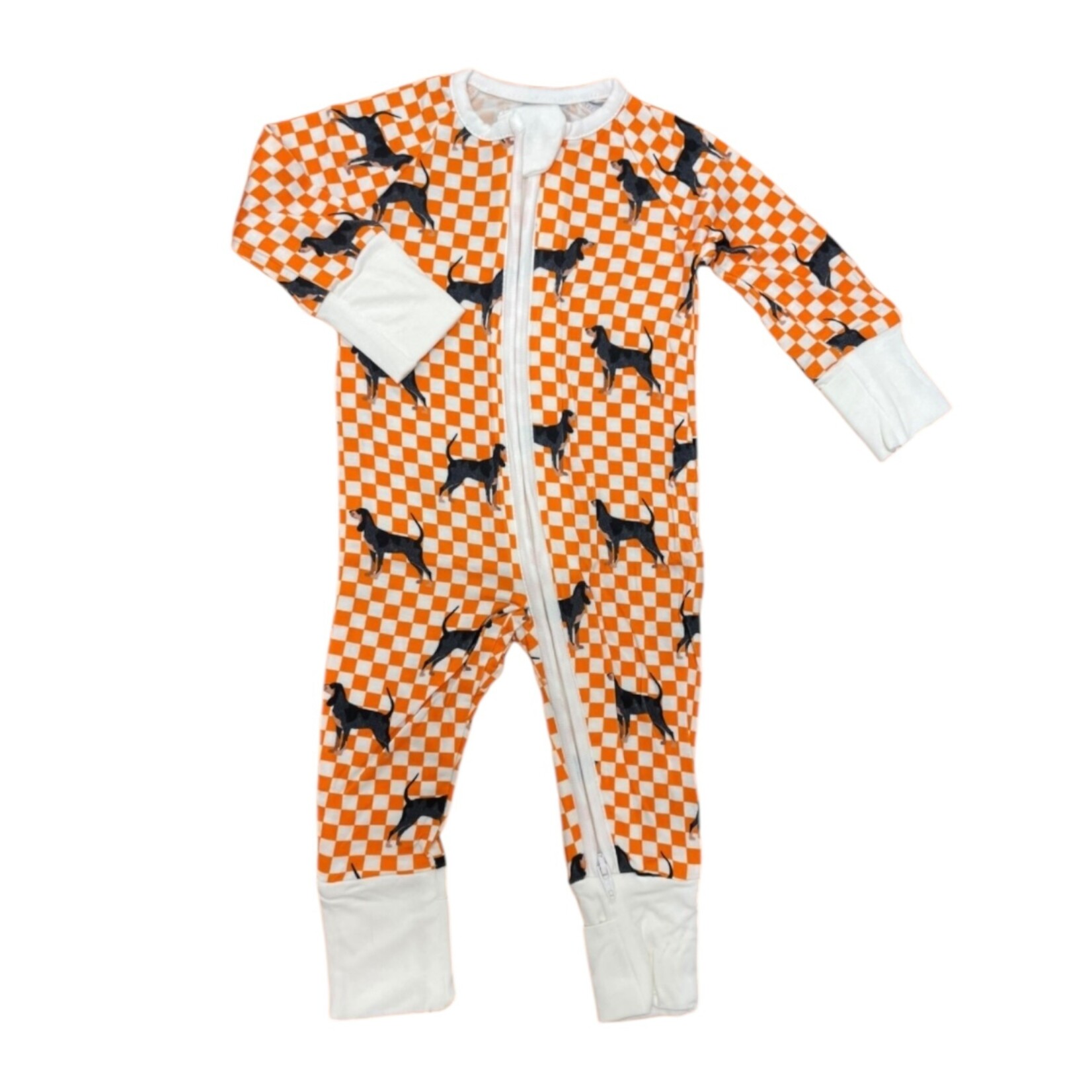 Southern Slumber Checkered Coonhound Sleeper (Size 2T)