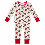Velvet Fawn Sleigh Bells & Saddles PJ Set