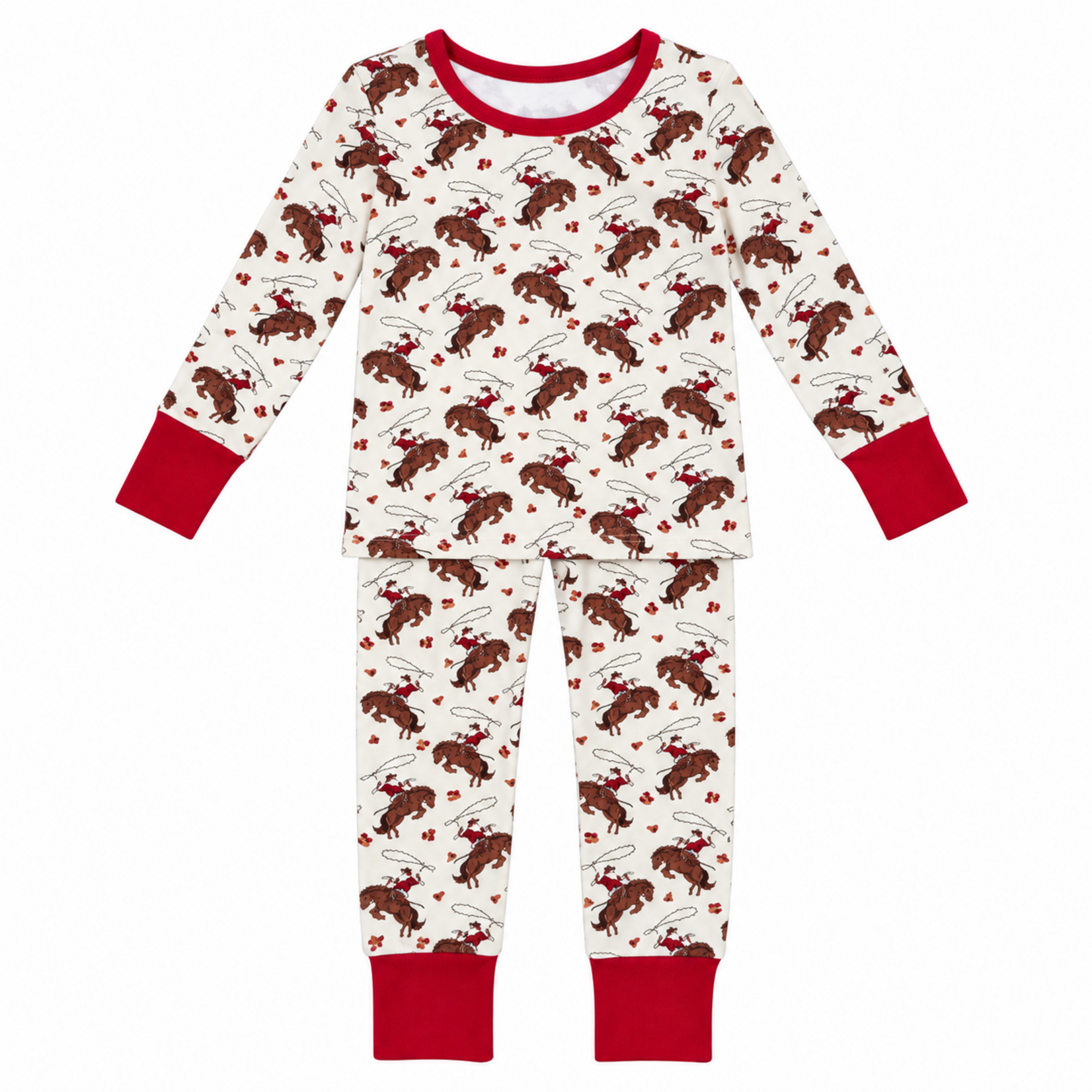 Velvet Fawn Sleigh Bells & Saddles PJ Set