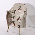 Velvet Fawn Chenille Mallard Blanket