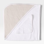Mio Cotton Nude Quilted Towel & Washcloth