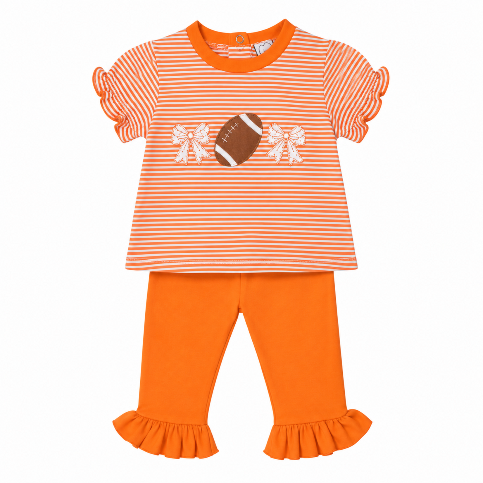 Three Sisters Tennessee Orange Football Legging Set