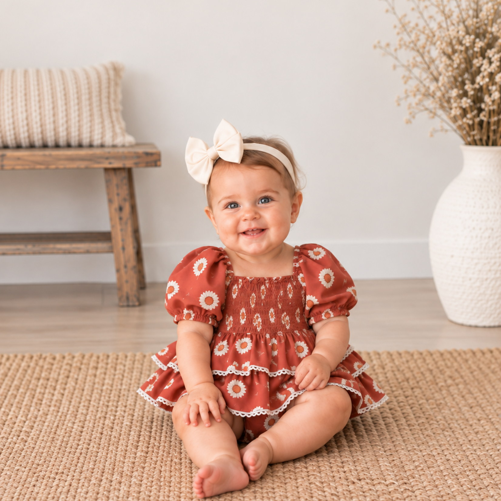 Be Girl Clothing Homegrown Sunflower Romper