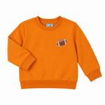 Emma Jean Orange Football Sweatshirt