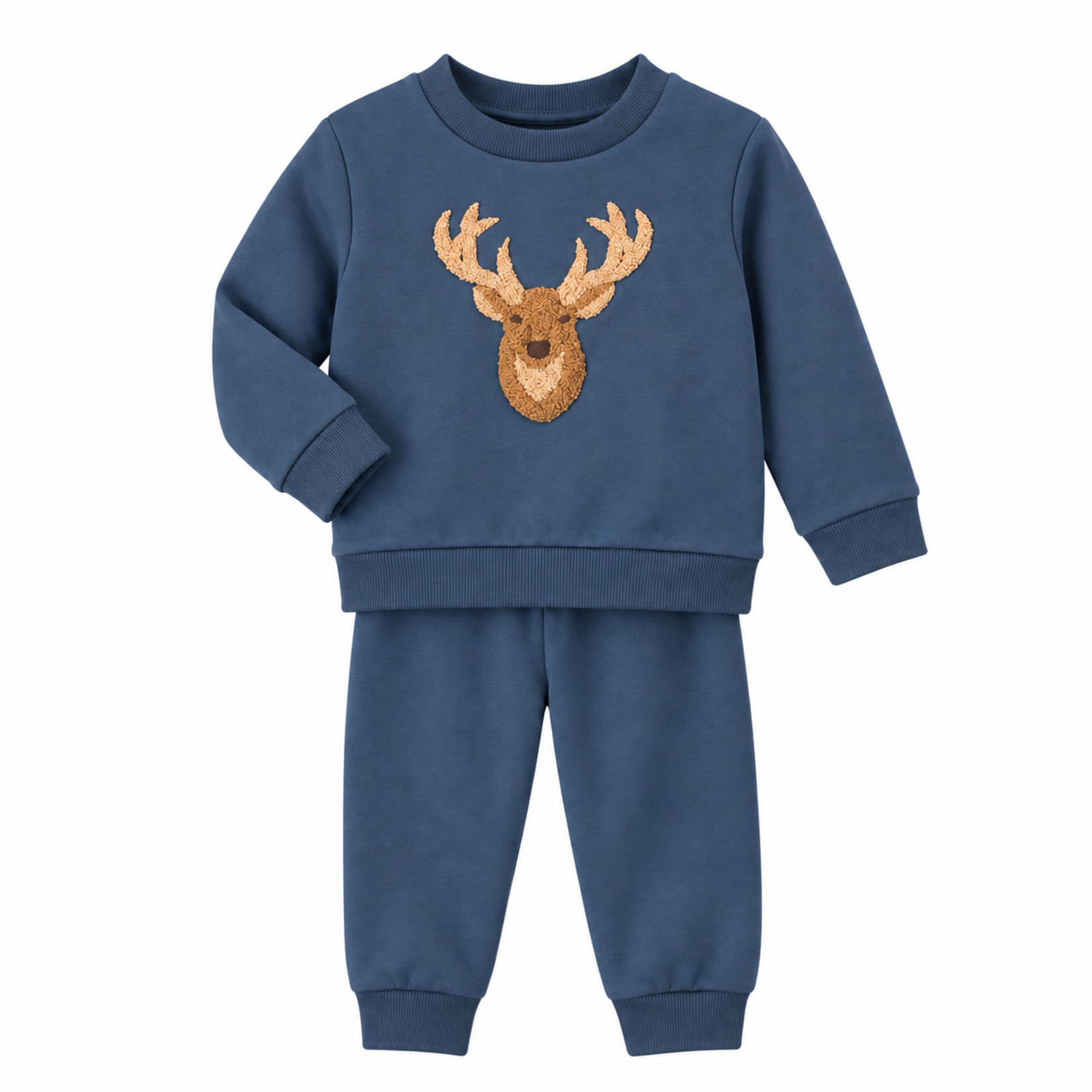 Three Sisters Deer Applique Jogger Set