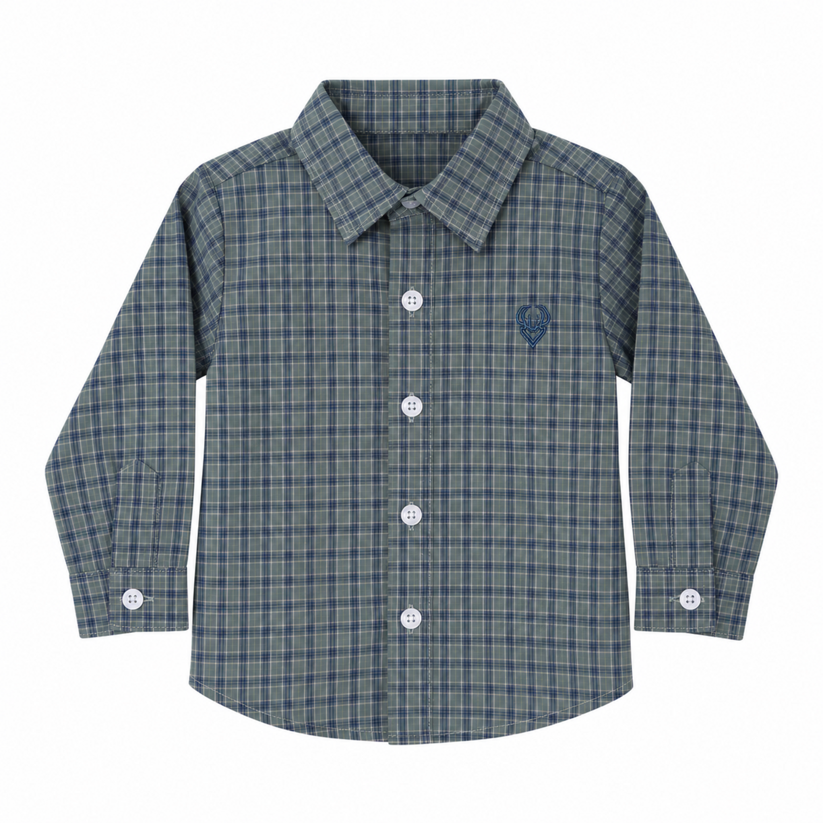 Millie Jay Green Plaid Button Down