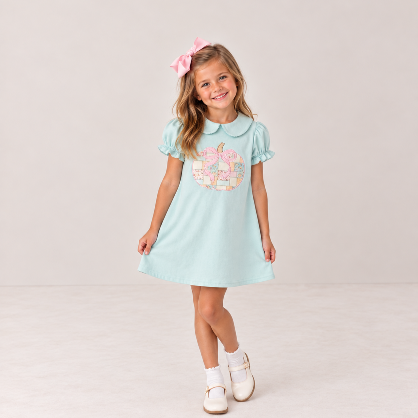 Millie Jay Patchwork Pumpkin Dress