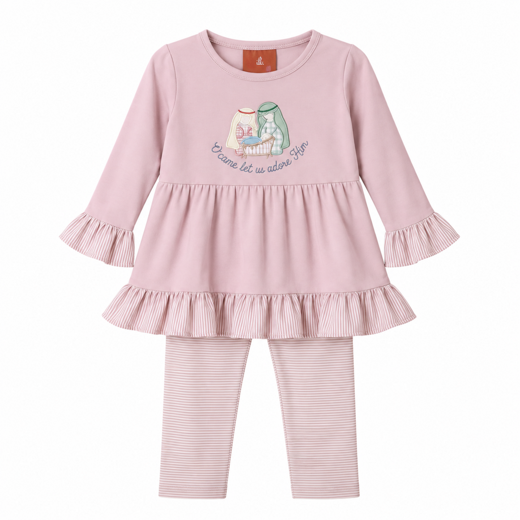 Millie Jay Nativity Applique Legging Set