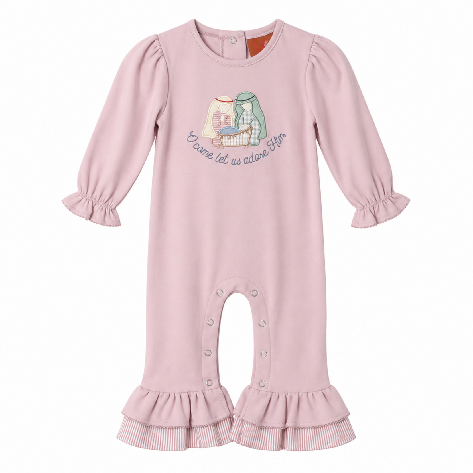 Millie Jay Nativity Applique Girl Romper