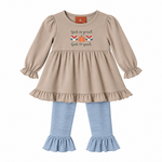 Millie Jay God is Great Turkey Ruffle Set